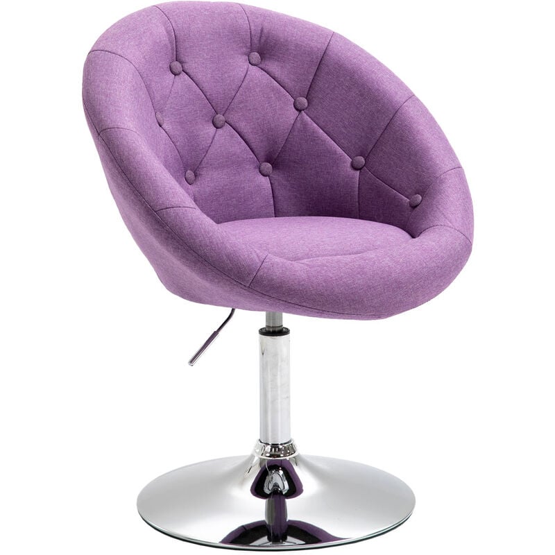 Havanna Fauteuil Lounge violet Fauteuil club Tabouret de bar Fauteuil pivotant rétro - Svita