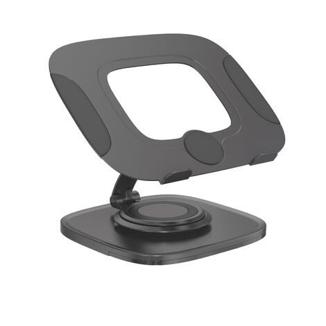 SVITA IKSAN Support pour ordinateur portable Hauteur réglable Réhausseur de bureau Inclinable Support pour ordinateur portable Aluminium