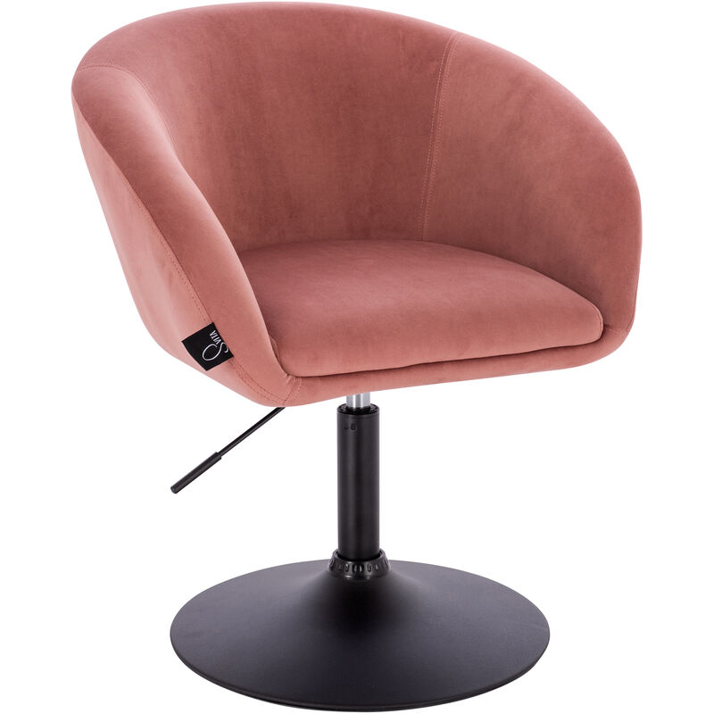 Svita - jamaika Fauteuil de salon Fauteuil cocktail Fauteuil de bar Fauteuil de club Fauteuil rembourré avec pied à plateau et accoudoirs en velours