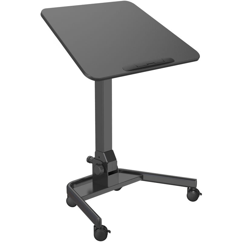 Svita - jeju Table pour ordinateur portable Support pour ordinateur portable Pupitre réglable en hauteur pliable Noir
