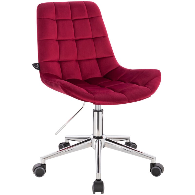 Chaise de bureau pour enfants Svita micky Chaise de bureau réglable en hauteur en Rouge foncé