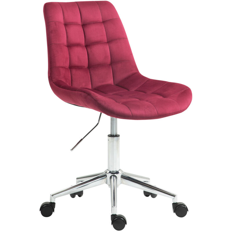 SVITA MICKY chaise de bureau pour enfants, chaise pivotante réglable en hauteur, bordeaux