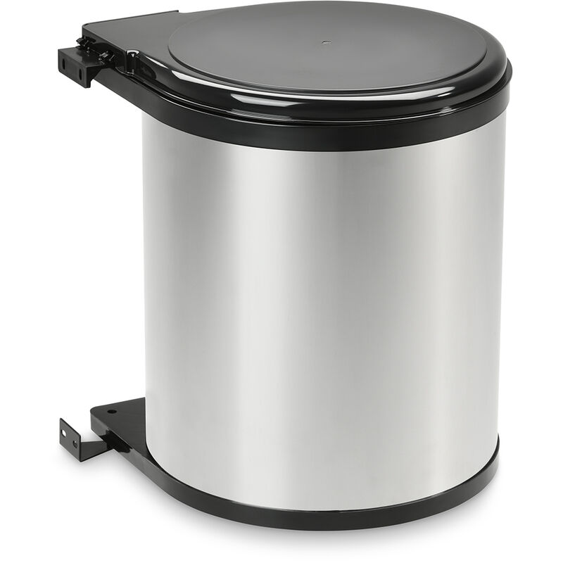 Svita - Poubelle encastrable Armoire basse 12L Rond inox