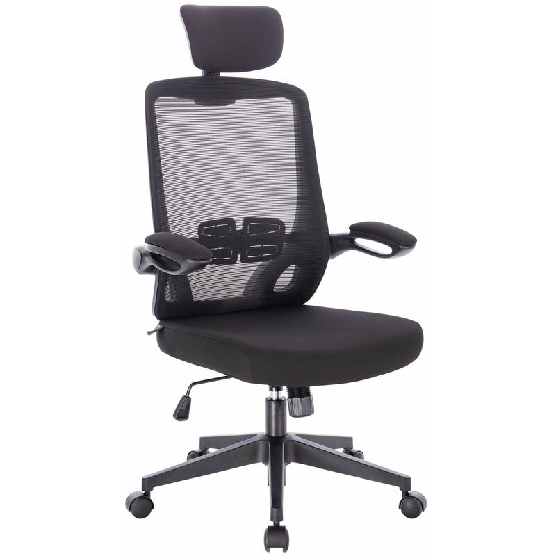 Svita - sam Chaise de bureau Chaise de bureau ergonomique réglable Roulettes noir