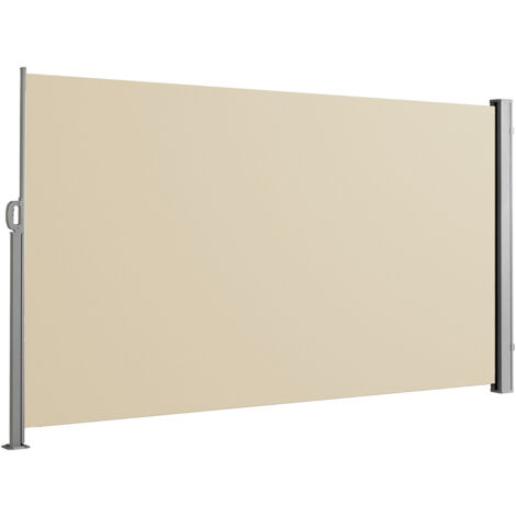 SVITA Seitenmarkise Sichtschutz UV50+ 450x180cm Beige