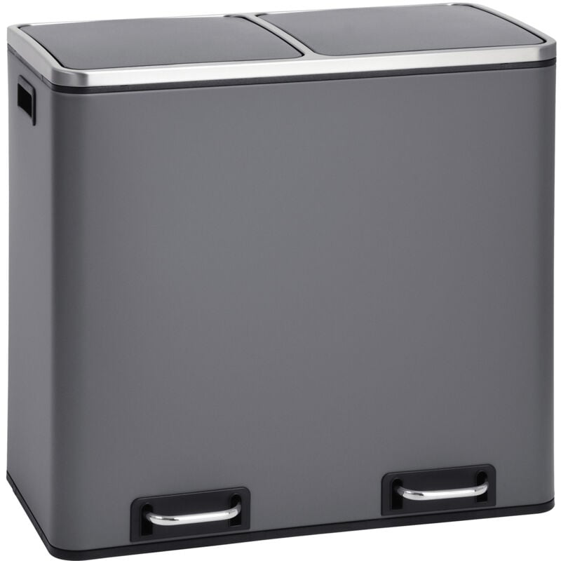 TM2X24 poubelle 48L gris - Svita