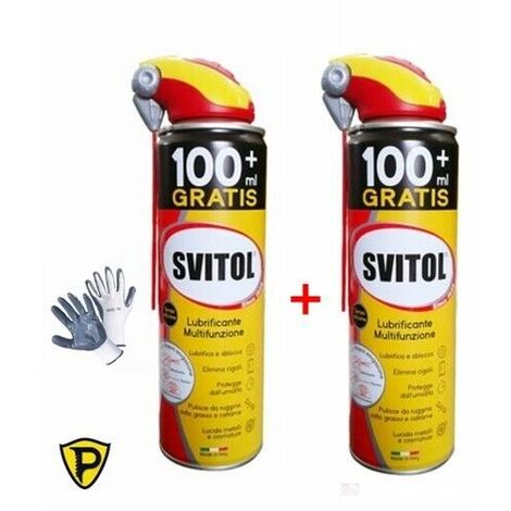 Svitol Arexons Professionale Lubrificante Spray Doppia Azione 100 ml – 2 pz + Guanti