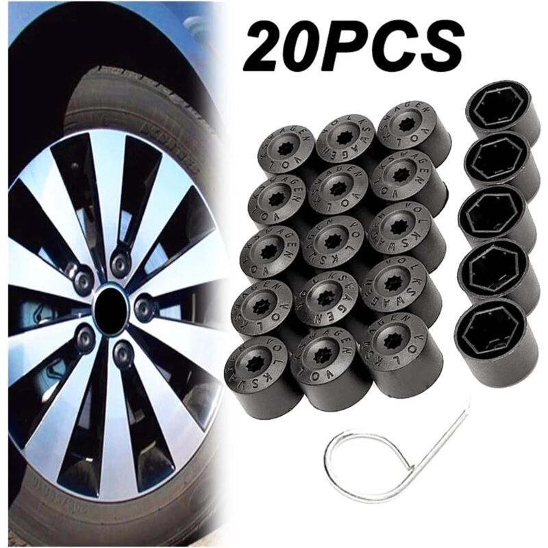 20 pezzi universale 17mm coprimozzo ruota per auto...