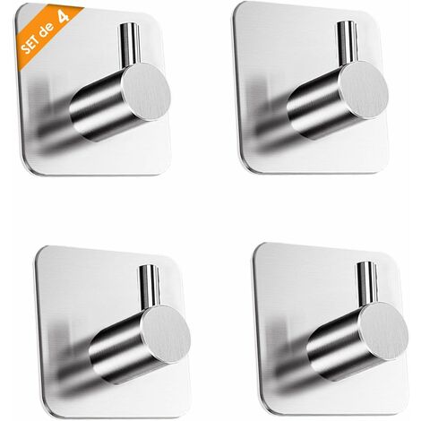 6 Pz/set Vestiti Ganci Per Accappatoio Bagno In Acciaio Inox Porta  Appendiabiti Gancio Per asciugamani Borsa Appendiabiti A Muro Gancio Con  viti - AliExpress