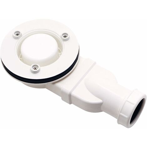 SVKBJROY Drain de base de douche à profil bas Drain de sortie latérale Drain de receveur de douche Siphon Drain de prévention des odeurs