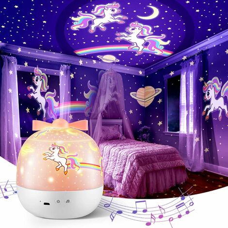Proiettore Star, proiettore Galaxy per camera da letto, altoparlante  Bluetooth e proiettore Aurora a rumore bianco, luci notturne a led a 14  colori per bambini, casa per adulti