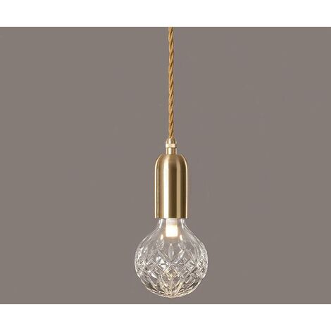 Piccola Sospensione Fermi Oro Sfera Vetro Cristalli Decorativi Maytoni 