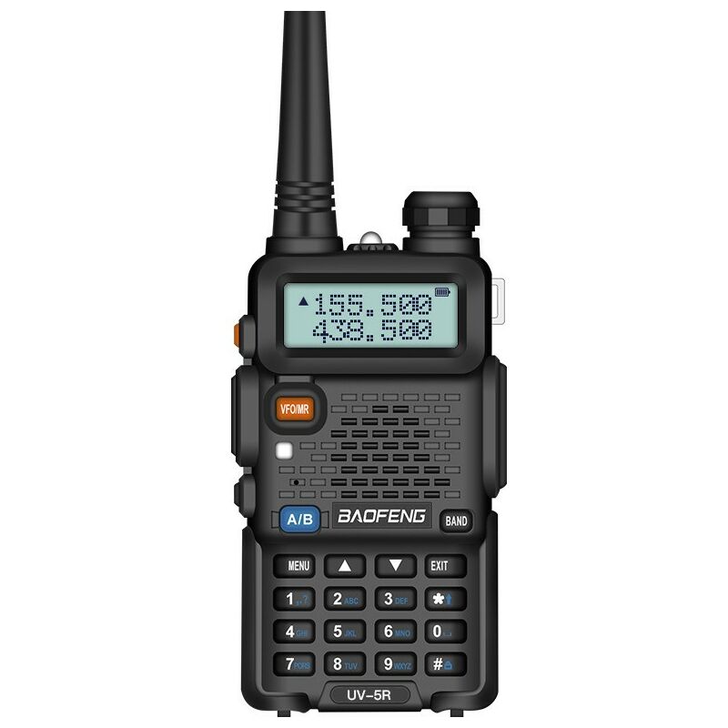 Image of UV-5R Walkie Talkie aggiornato Dual Band uhf vhf Radio bidirezionale Radio amatoriale portatile a lungo raggio con 136-174/400-500 MHz, 128 canali,