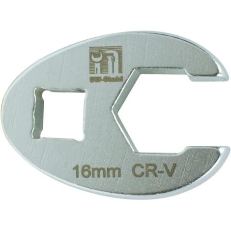 SW-Stahl 01480-12SB Offener Ringschlüssel, 12 mm, 3/8 I Hahnenfußschlüssel 3/8 Zoll I Schraubenschlüssel I Bremsleitungsschlüssel SW 12 mm
