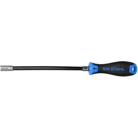 SW-Stahl 02076L Schraubendreher I Sechskant I 6 x 260 mm I flexibler Schaft I Sechskant Schraubenzieher Werkzeug