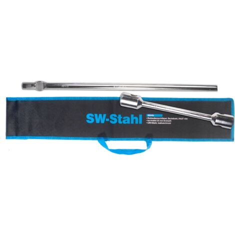 SW-Stahl 02251L Radmutternschlüssel, 30 x 32 mm I Set 2-tlg. I Set inkl. Drehstift I Auto Radschlüssel I Reifenwechsel Werkzeug I Drehmoment Schlüssel Reifen I Pannenwerkzeug I Reifenwerkzeuge