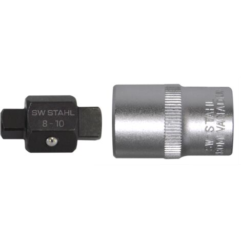 SW-Stahl 03000SB Öldienst-Einsatz, Renault/Peugeot, 8 und 10 mm, 4-Kant