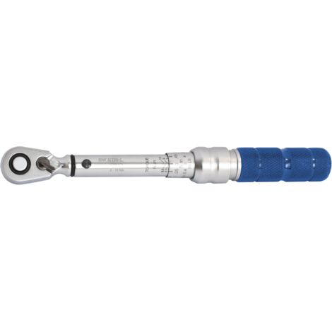 SW-Stahl 03810L Drehmomentschlüssel 1/4 Zoll 2-10 Nm I Antrieb Vierkant 1/4" Drehmomentschlüssel Auto 1/2 I Drehmomentschlüssel für Reifenwechsel I Fahrrad Ratsche