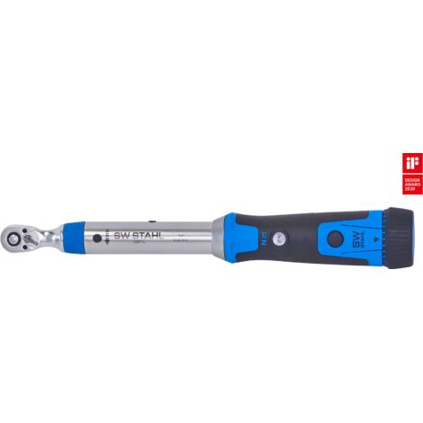 SW-Stahl 03871L Profi Drehmomentschlüssel 1/4 Zoll 5-25 Nm für Fahrrad I Rennrad I Bike I E-Bike I Mountainbike und Roller I Reparaturen am Auto und Motorrad
