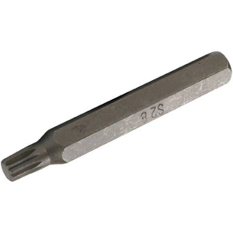 SW-Stahl 05221L Vielzahnbit M 6 x 75 10 mm Antrieb lang