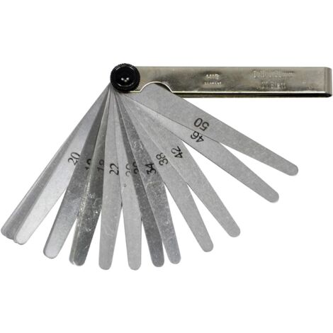 SW-Stahl 09104L Fühlerlehre, 21 Blatt, 0,10-0,50