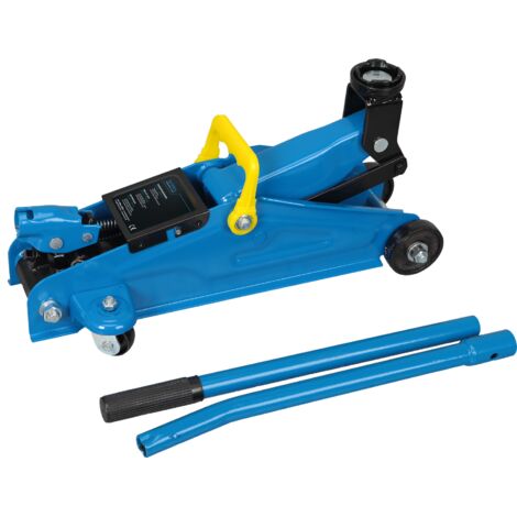 SW-Stahl 20700L Rangierwagenheber, 2 t I SW-Stahl 20602L Stempelwagenheber, 5 t I Wagenheber hydraulisch I Kompakt-Wagenheber I hydraulischer Stempel Heber 2 Tonnen I Werkstatt Wagenheber