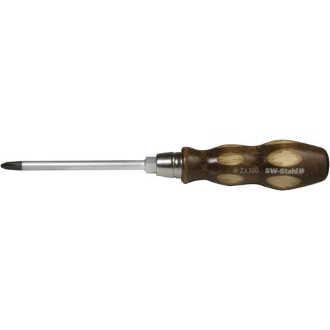 SW-Stahl 31004L Schraubendreher mit Kreuzschlitz I PH4 x 200 mm I Kreuz Schraubenzieher I Schraubendreher Werkzeug I PH Kreuzschraubenzieher