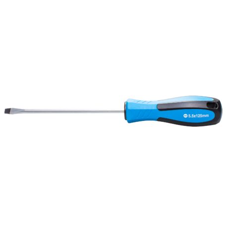 SW-Stahl 31755SB Schraubendreher mit Schlitz I 5,5 mm x 125 mm I Schlitz Schraubenzieher I Schraubendreher Werkzeug I mit CV-Klinge