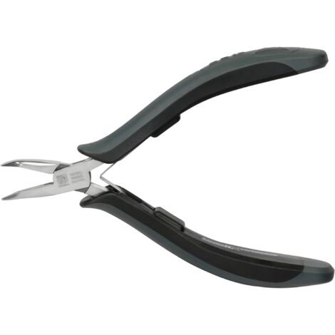 SW-Stahl 40791L Elektronik Spitzzange 130 mm, gebogen RaceRX