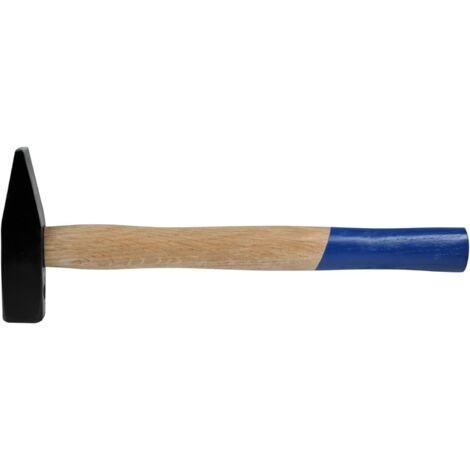 SW-Stahl 50101L Schlosserhammer 100g I Hammer mit Holzgriff aus Esche I Hammer Werkzeug mit vergossenem Ringkeil I Hammer Holzstiel doppelt geschweift I 100g Hammer Werkzeug für Zuhause