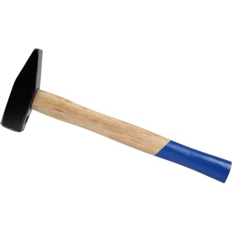 SW-Stahl 50108L Schlosserhammer 1.500g I Hammer mit Holzgriff aus Esche I Hammer Werkzeug mit vergossenem Ringkeil I Hammer Holzstiel doppelt geschweift I 1.500g Hammer Werkzeug für Zuhause