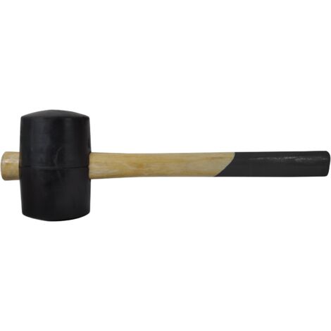 SW-Stahl 50701L Gummihammer 250 gr I leichter Gummihammer Holzstiel I Hammer für Möbel Reparatur
