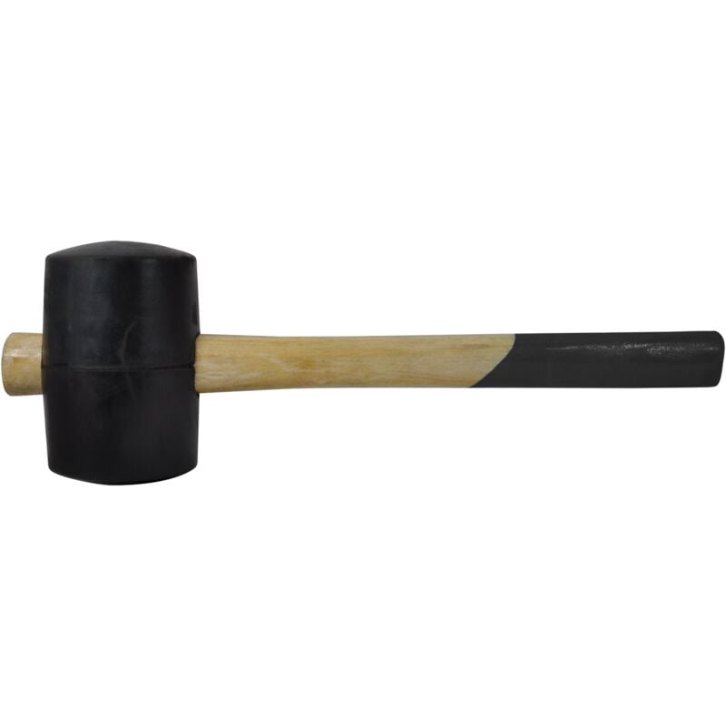 Image of 50701L Gummihammer 250 gr i leichter Gummihammer Holzstiel i Hammer für Möbel Reparatur - Sw-stahl