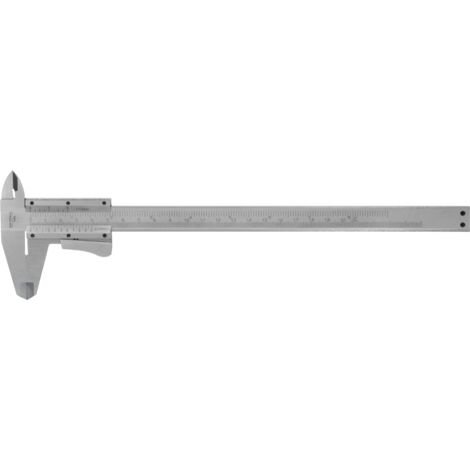 SW-Stahl 72301L Präzisions-Schieblehre rostfrei, matt verchromt Messbereich 200 mm