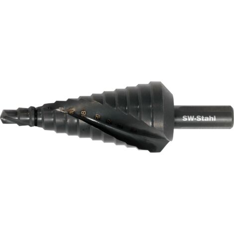 SW-Stahl 82417L HSS Stufenbohrer Nitrid beschichtet 6-30 mm
