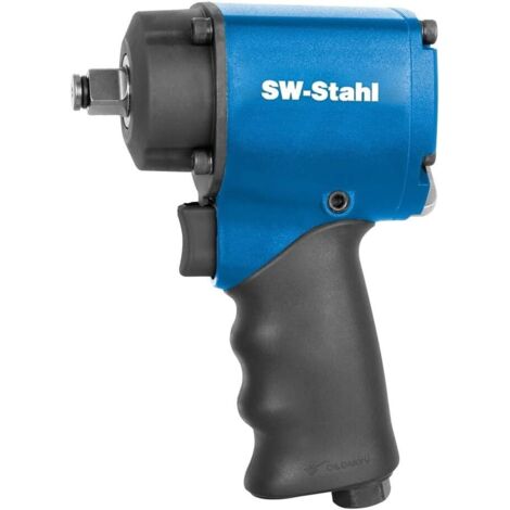 SW-Stahl S3284 Druckluft-Schlagschrauber I Vierkant 1/2 Zoll I max. Lösedrehmoment 1300 Nm I Werkstatt Druckluftwerkzeug