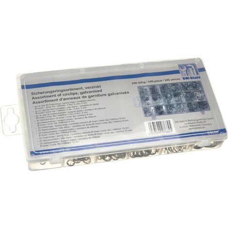 SW-Stahl S8066 Sicherungsringe, verzinkt 720 teilig