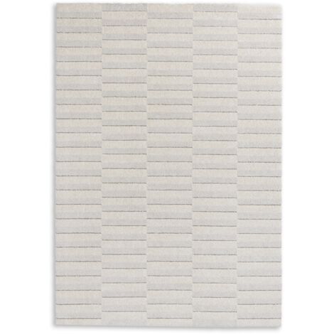 SW Tapis «Amaze» sable rayures 200 x 290 cm Tapis à poils doux