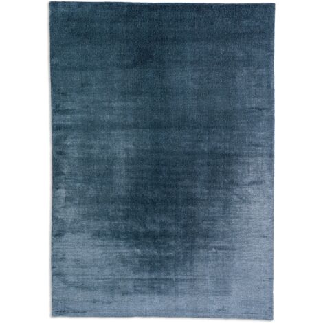 SW Tapis «Aura» bleu 170 x 240 cm Tapis à poils doux