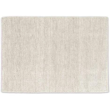 SW Tapis «Poppy» blanc 70 x 140 cm Tapis à poils doux