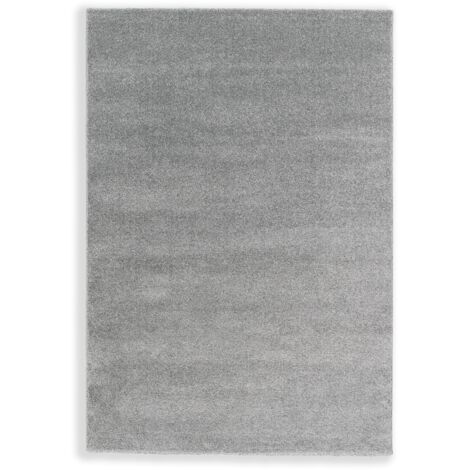 SW Tapis «Pure» Argent 200 x 290 cm Tapis à poils doux