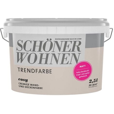 SW Trend Wandfarbe matt 2,5L cosy 8574