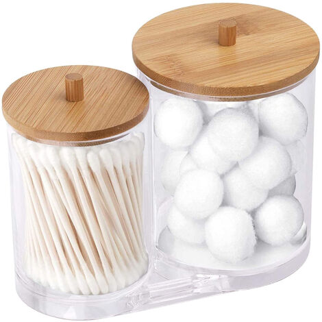 OSQI Storage Glass Jar with Ball Lid - Set of 3, Cute Decorative