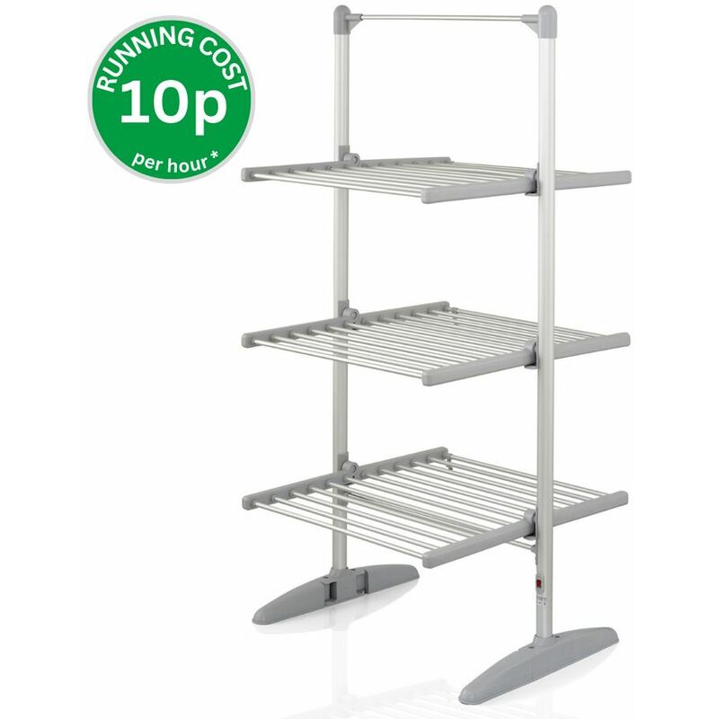 3 Tier Heated Clothes Airer - Swan