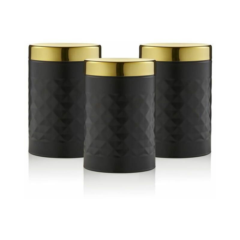 Set of 3 Diamond Canisters