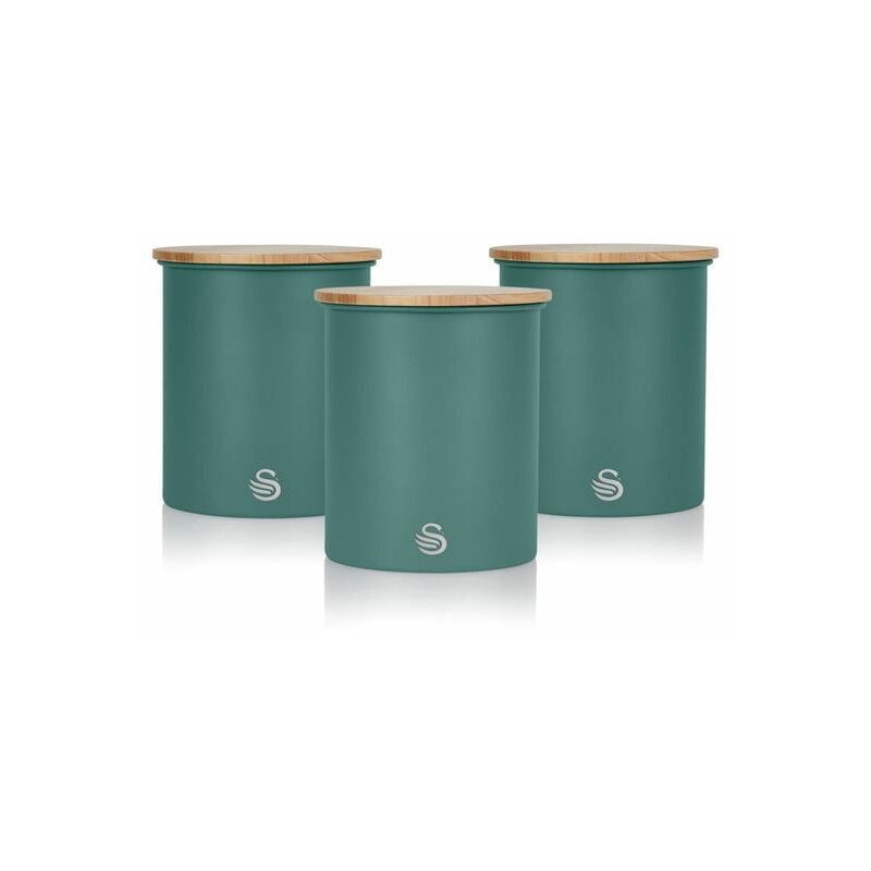 Nordic Set of 3 Canisters - Swan