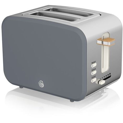 Swan Nordic Slate Grey 2 Slice Toaster