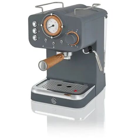 Swan Nordic Slate Grey Pump Espresso Coffee Machine