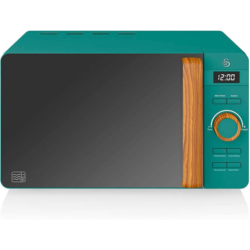 SM22036GRENEUN Micro-ondes Digital 20L Design Moderne Nordic 800W Vert - Swan