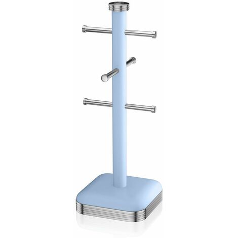 Swan SWKA1030BLN Retro Mug Tree (Blue)